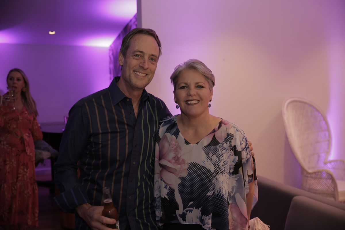Independent Managing Director John Minns and wife Jennifer at the 2019 Dexar Convention